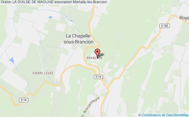 plan association La Guilde De Maoline Martailly-lès-Brancion
