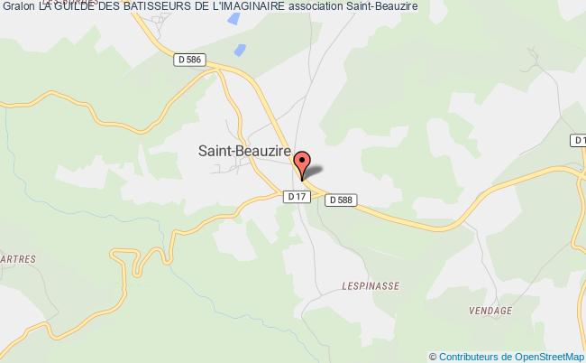 plan association La Guilde Des Batisseurs De L'imaginaire Saint-Beauzire