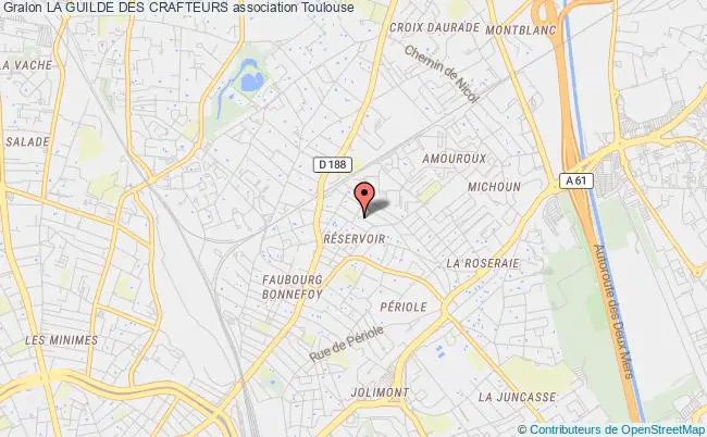 plan association La Guilde Des Crafteurs Toulouse