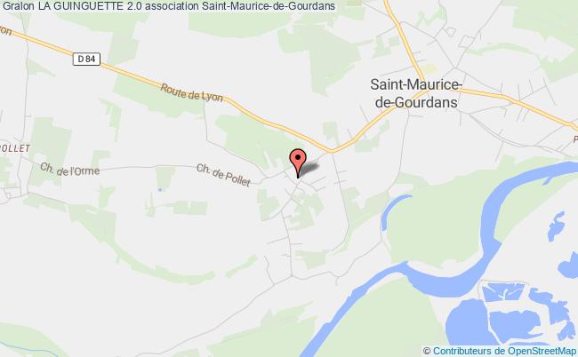 plan association La Guinguette 2.0 Saint-Maurice-de-Gourdans