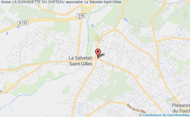 plan association La Guinguette Du ChÂteau Salvetat-Saint-Gilles
