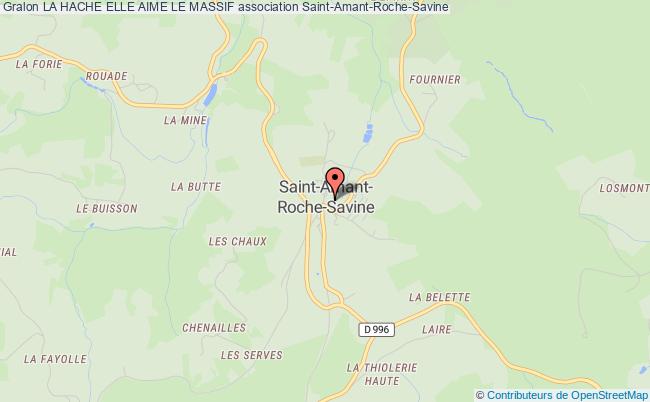 plan association La Hache Elle Aime Le Massif Saint-Amant-Roche-Savine