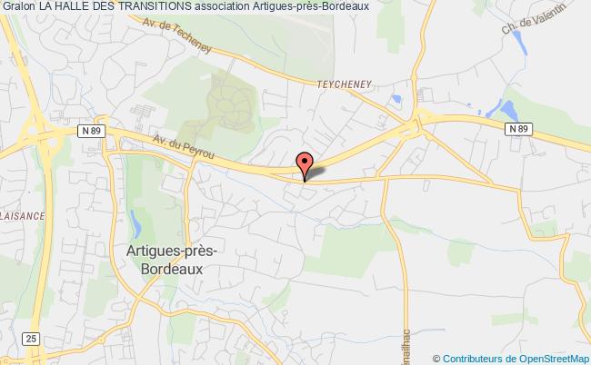 plan association La Halle Des Transitions Artigues-près-Bordeaux