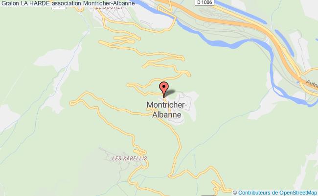 plan association La Harde Montricher-Albanne