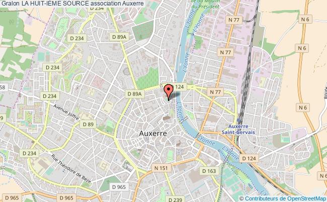 plan association La Huit-iÈme Source Auxerre