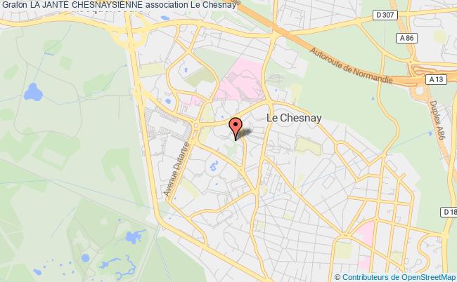 plan association La Jante Chesnaysienne Le    Chesnay