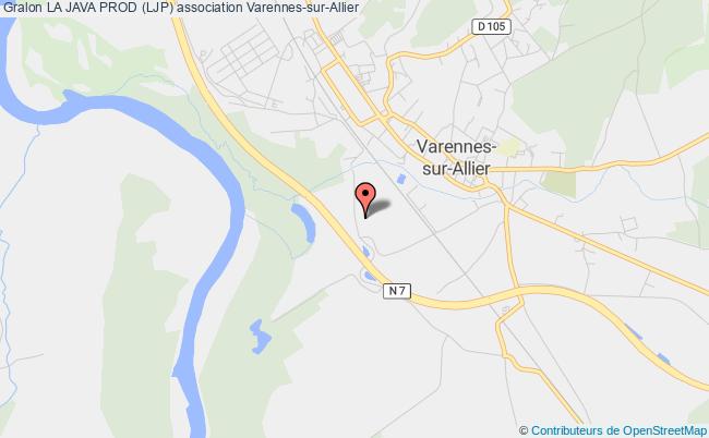 plan association La Java Prod (ljp) Varennes-sur-Allier