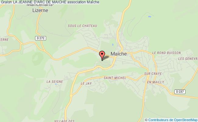 plan association La Jeanne D'arc De Maiche Maîche