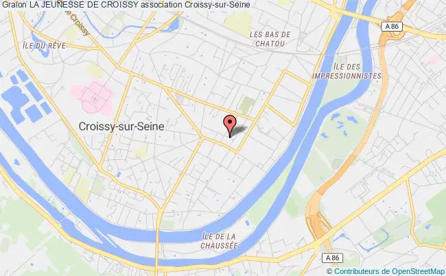 plan association La Jeunesse De Croissy Croissy-sur-Seine