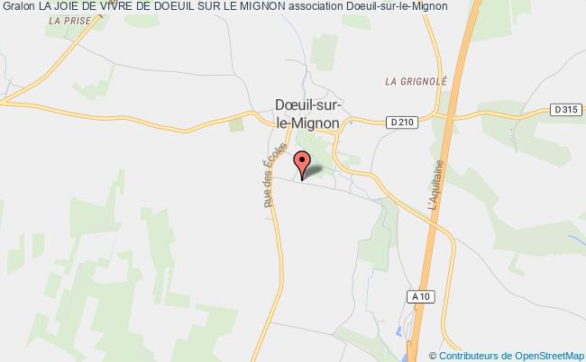 plan association La Joie De Vivre De Doeuil Sur Le Mignon Doeuil-sur-le-Mignon
