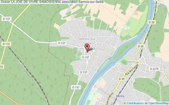 plan association La Joie De Vivre Samoisienne Samois-sur-Seine