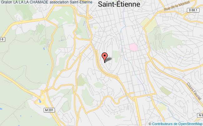 plan association La La La Chamade Saint-Étienne