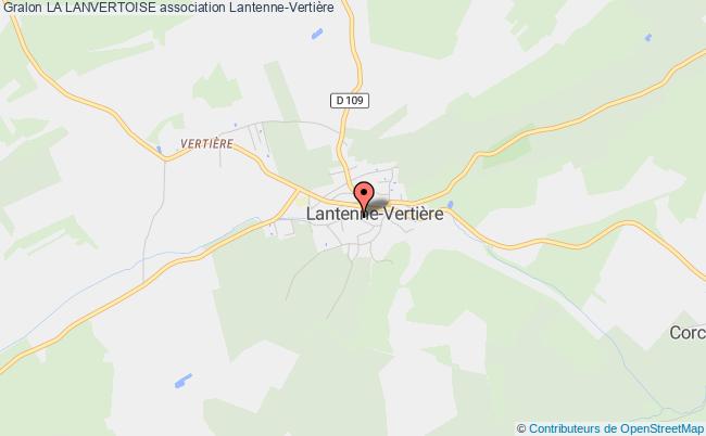 plan association La Lanvertoise Lantenne-Vertière