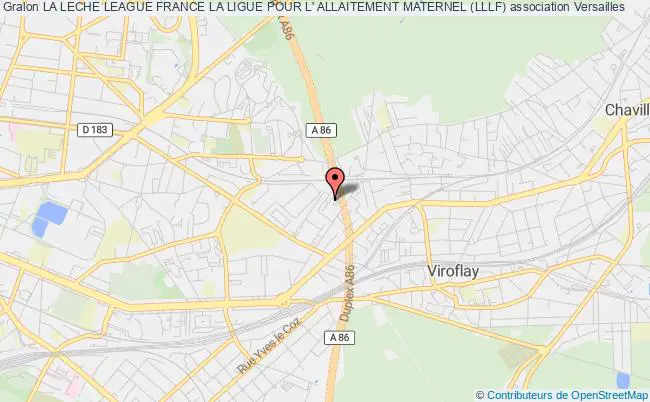 plan association La Leche League France La Ligue Pour L' Allaitement Maternel (lllf) Versailles