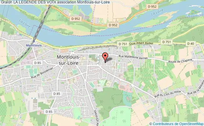 plan association La Legende Des Voix Montlouis-sur-Loire