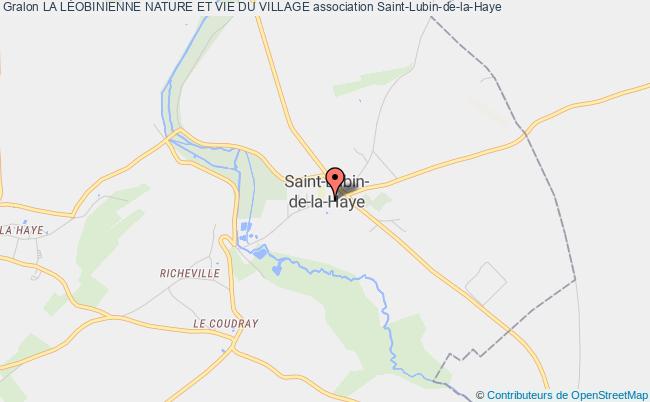 plan association La LÉobinienne Nature Et Vie Du Village Saint-Lubin-de-la-Haye