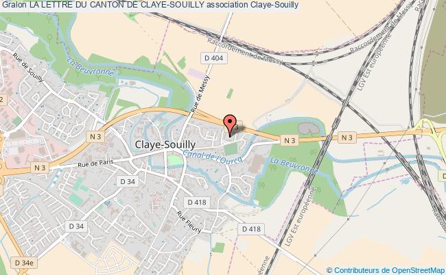 plan association La Lettre Du Canton De Claye-souilly Claye-Souilly