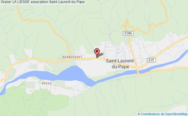 plan association La Liesse Saint-Laurent-du-Pape
