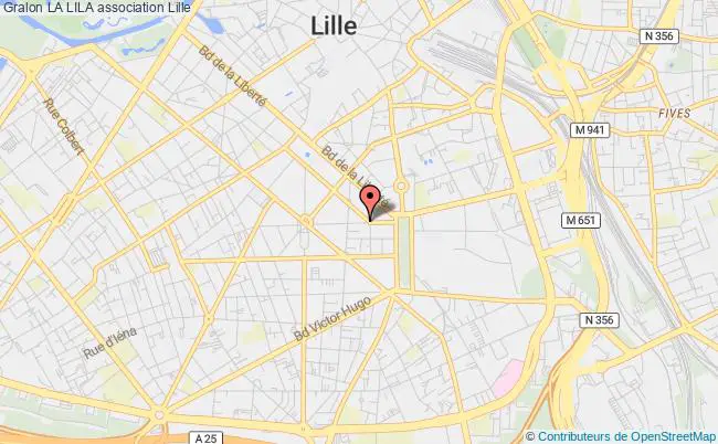 plan association La Lila Lille
