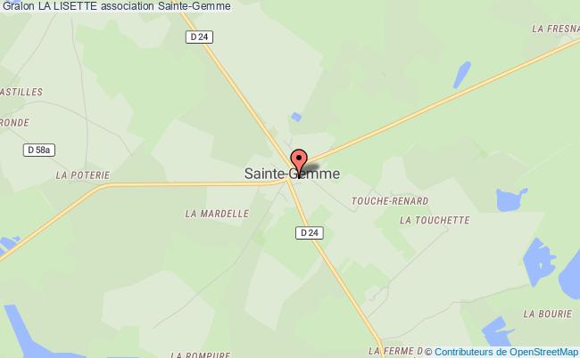 plan association La Lisette Sainte-Gemme