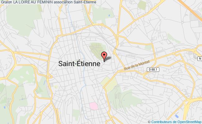 plan association La Loire Au FÉminin Saint-Étienne