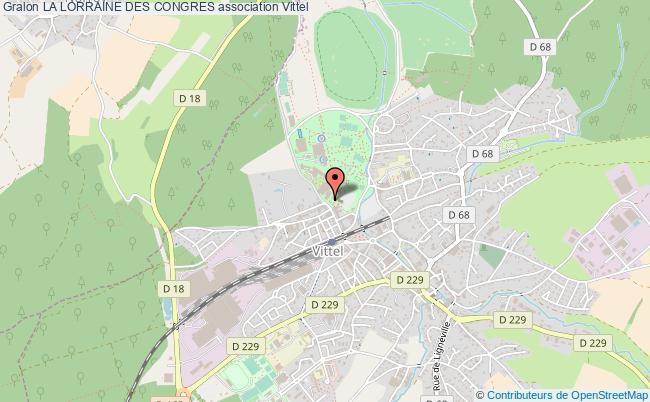 plan association La Lorraine Des Congres 