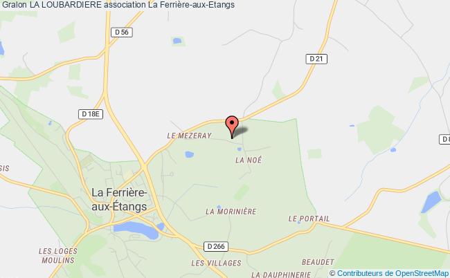 plan association La Loubardiere Ferrière-aux-Étangs