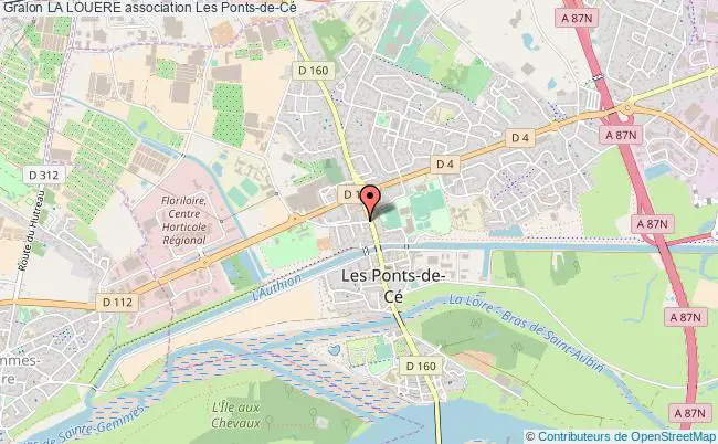 plan association La Louere Les   Ponts-de-Cé