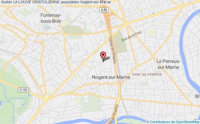 plan association La Louve Cristolienne Nogent-sur-Marne