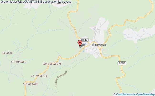 plan association La Lyre Louvetonne Lalouvesc