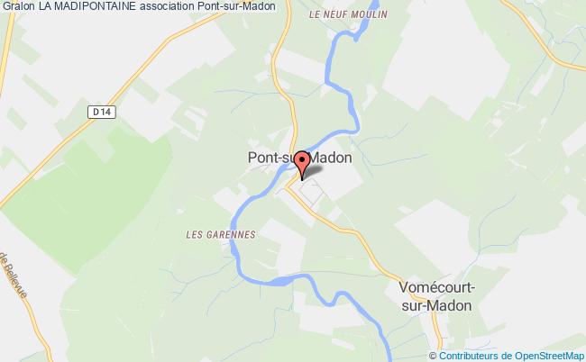 plan association La Madipontaine Pont-sur-Madon