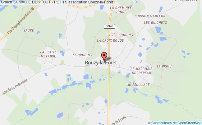 plan association La Magie Des Tout - Petits Bouzy-la-Forêt