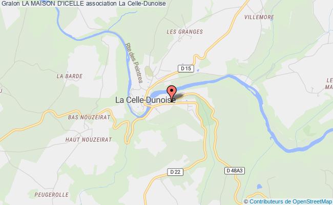 plan association La Maison D'icelle La Celle-Dunoise