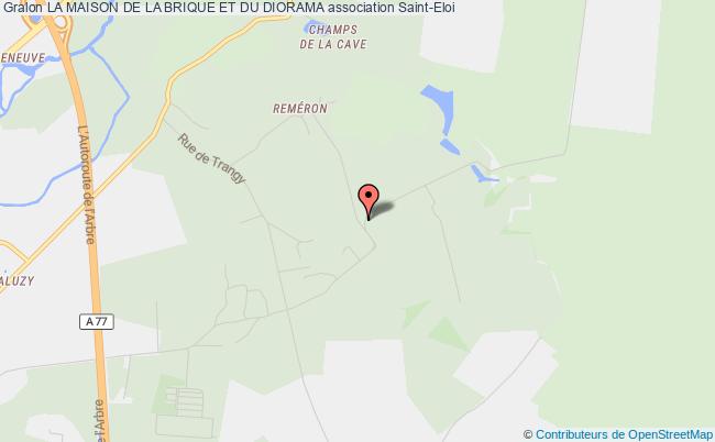 plan association La Maison De La Brique Et Du Diorama Saint-Éloi