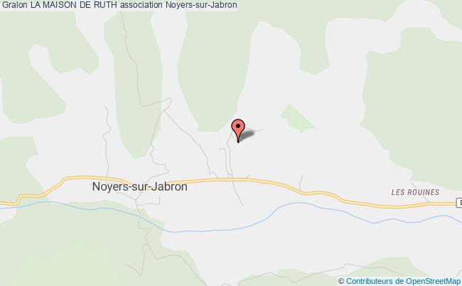plan association La Maison De Ruth Noyers-sur-Jabron