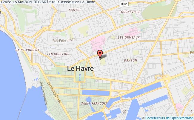 plan association La Maison Des Artifices Havre
