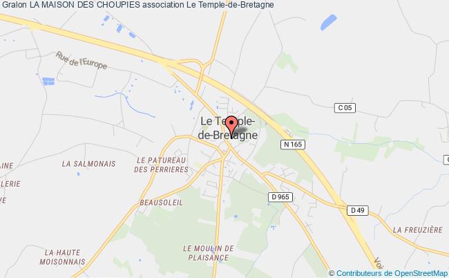 plan association La Maison Des Choupies Le Temple-de-Bretagne