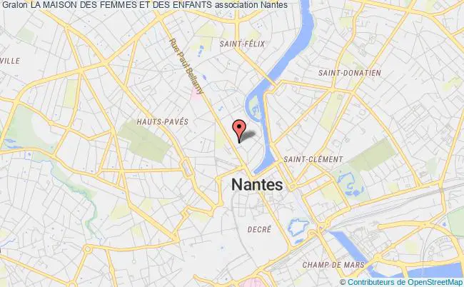 plan association La Maison Des Femmes Et Des Enfants Nantes