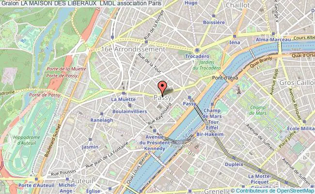 plan association La Maison Des Liberaux  Lmdl Paris