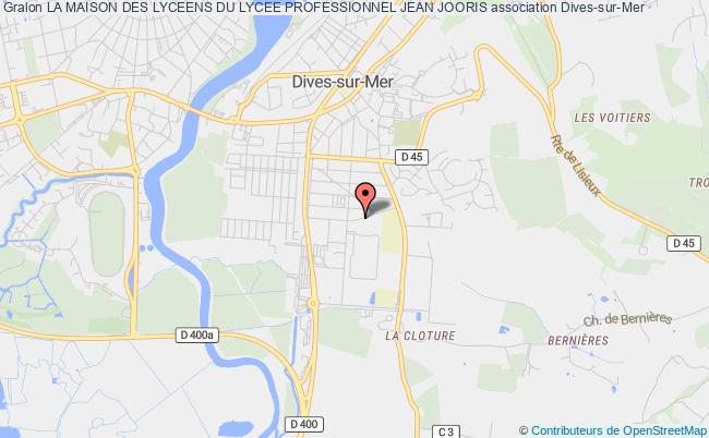 plan association La Maison Des Lyceens Du Lycee Professionnel Jean Jooris Dives-sur-Mer