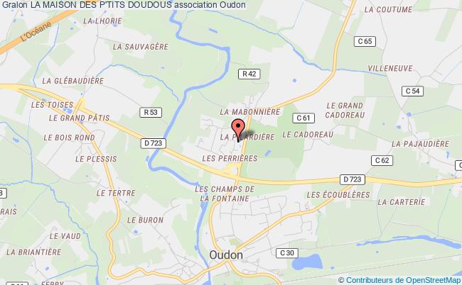 plan association La Maison Des P'tits Doudous Oudon