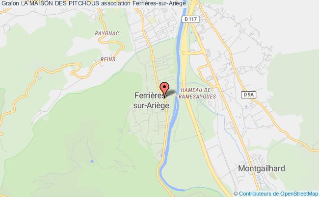 plan association La Maison Des Pitchous Ferrières-sur-Ariège