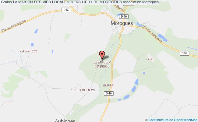 plan association La Maison Des Vies Locales Tiers Lieux De Morogues Morogues