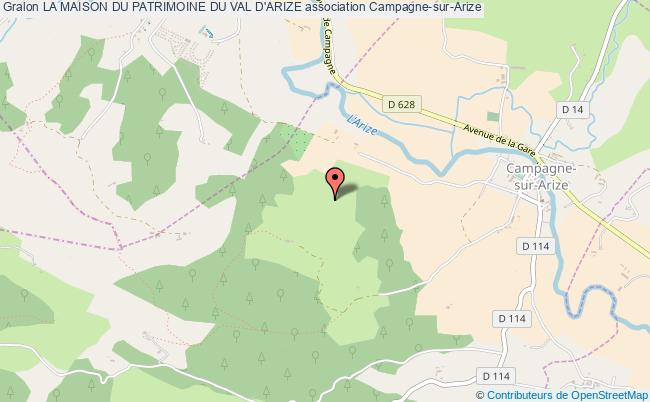 plan association La Maison Du Patrimoine Du Val D'arize Campagne-sur-Arize