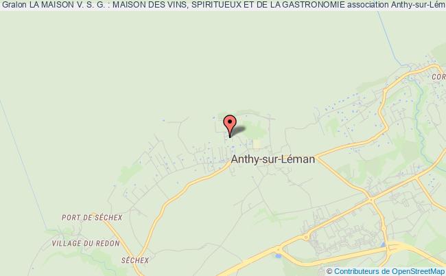 plan association La Maison V. S. G. : Maison Des Vins, Spiritueux Et De La Gastronomie 
