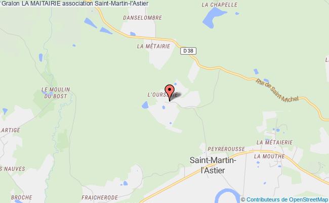 plan association La Maitairie Saint-Martin-l'Astier