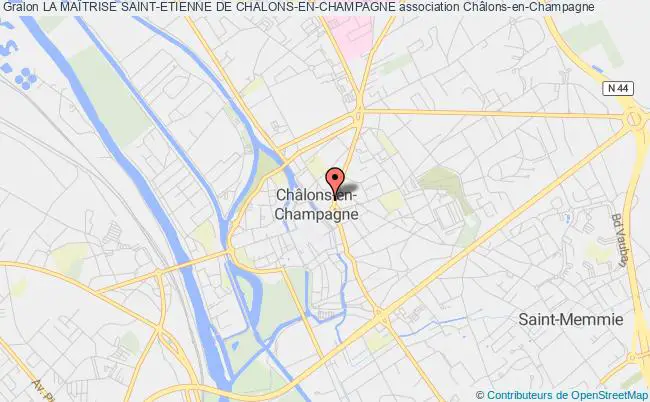 plan association La MaÎtrise Saint-etienne De Chalons-en-champagne Châlons-en-Champagne