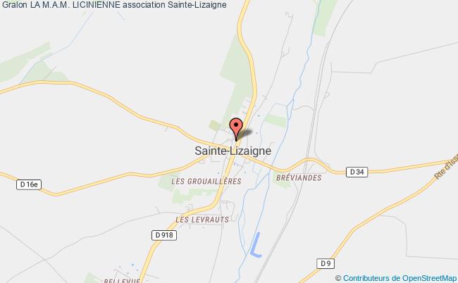 plan association La M.a.m. Licinienne Sainte-Lizaigne