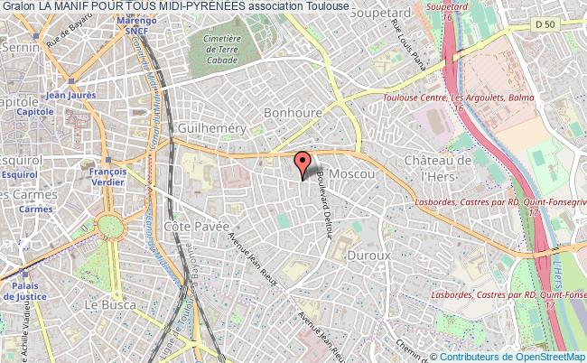 plan association La Manif Pour Tous Midi-pyrÉnÉes Toulouse