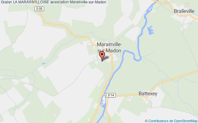 plan association La Marainvilloise Marainville-sur-Madon